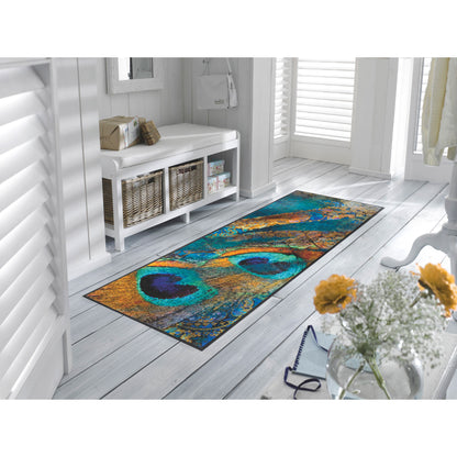 Teppichläufer 60x180 Exotic Pavo blau