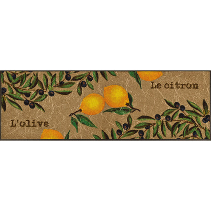 Teppichläufer 60x180 Le Citron gelb