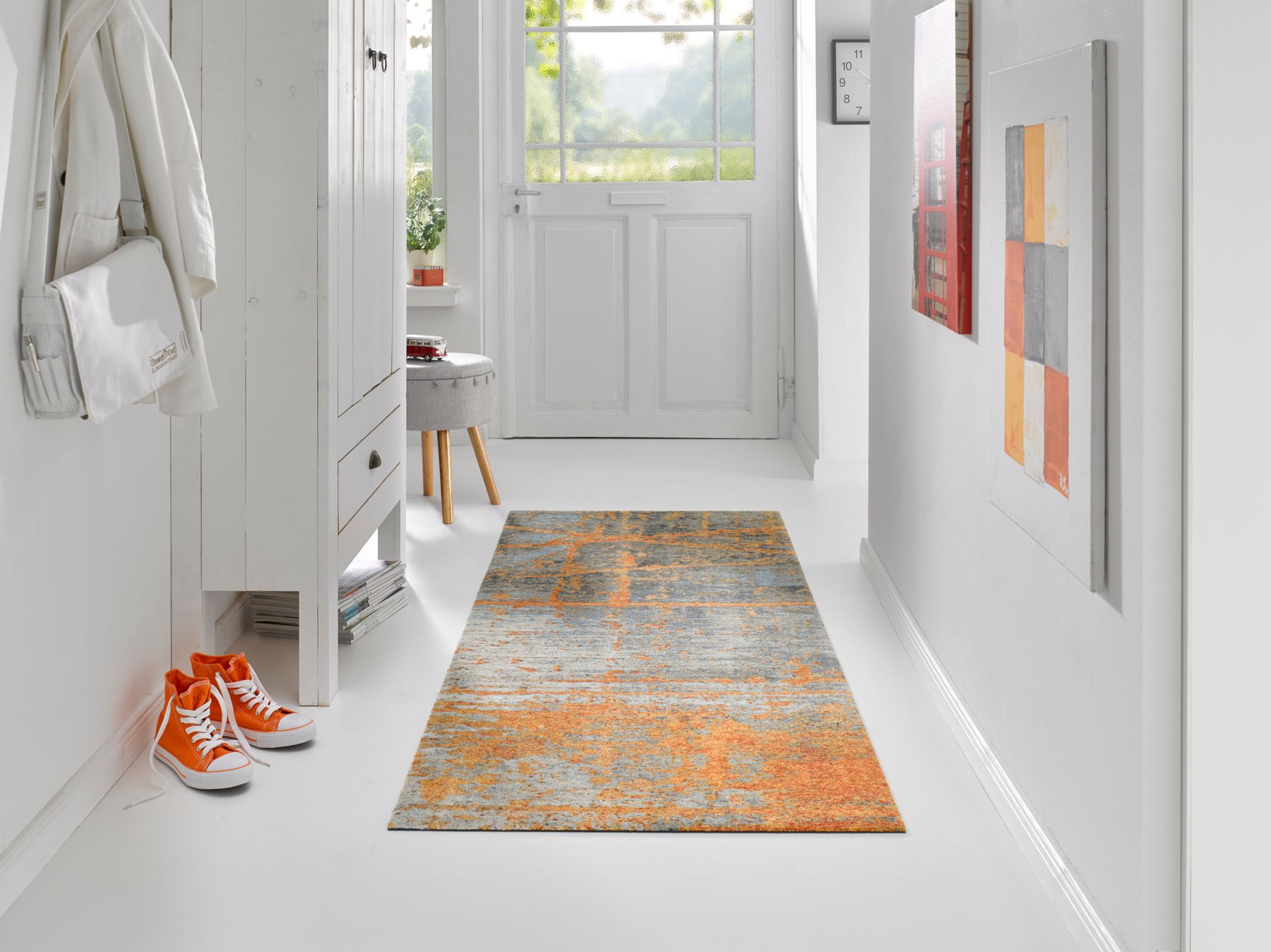 Teppichläufer 80x200 Rustic orange