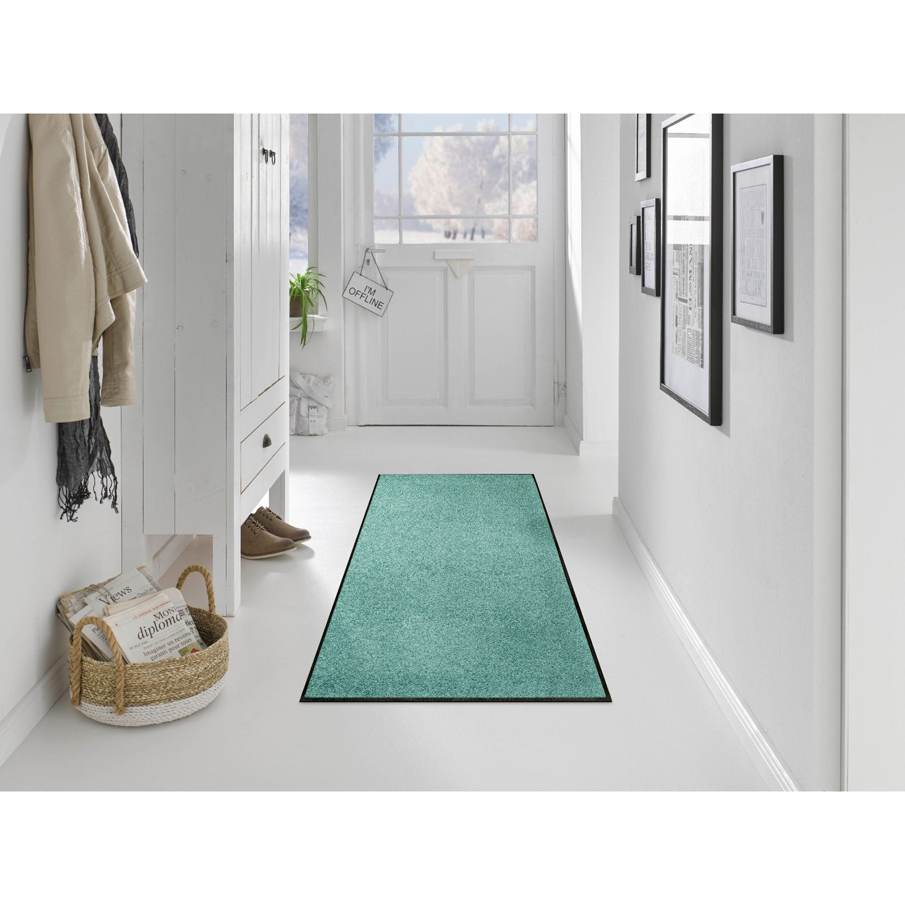 Teppichläufer 60x180 Salvia Green grün