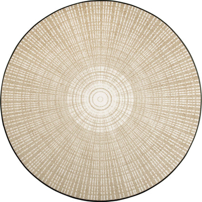 Wohnmatte 145x145 Cascara beige beige rund