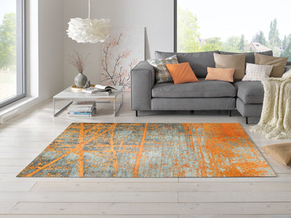 Wohnteppich 140x200 Rustic orange