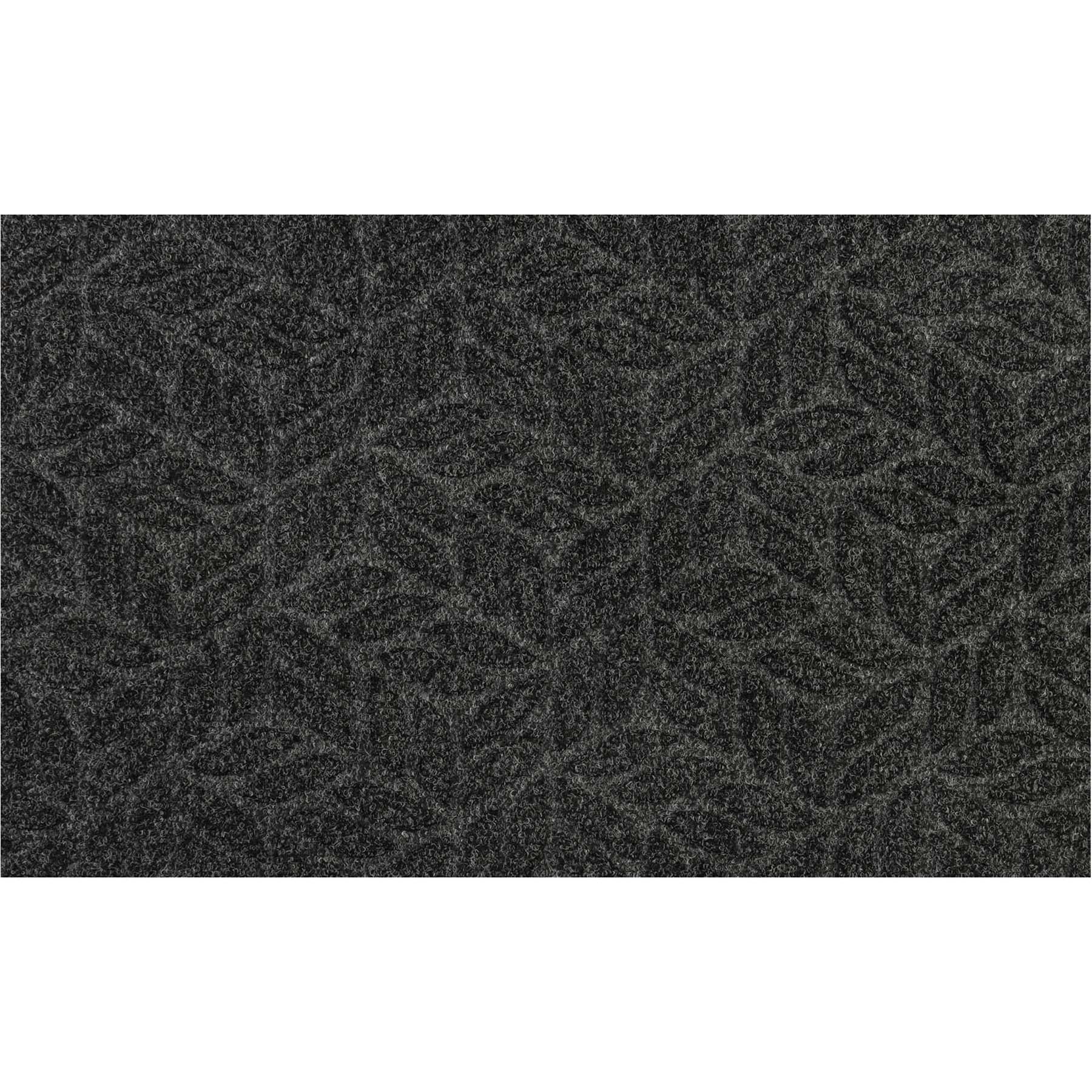 Fußmatte 45x75 Dune Leaves Dark Grey anthrazit