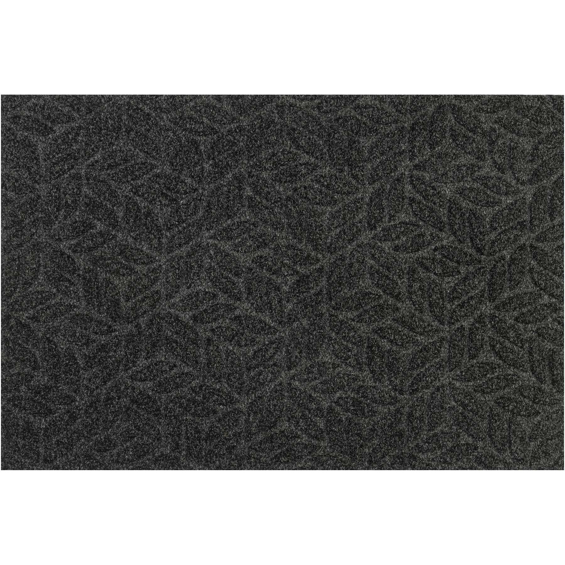 Fußmatte 60x90 Dune Leaves Dark Grey anthrazit