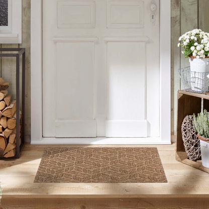 Fußmatte 45x75 Dune Leaves Taupe