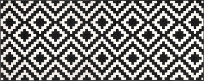 Teppichläufer 75x190 Kalmar schwarz