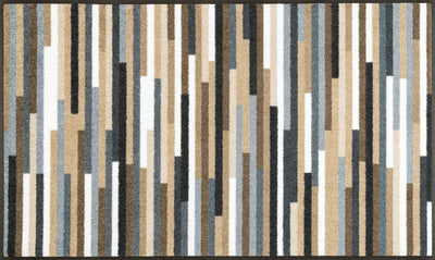 Fußmatte 75x120 Mikado Stripes nature beige