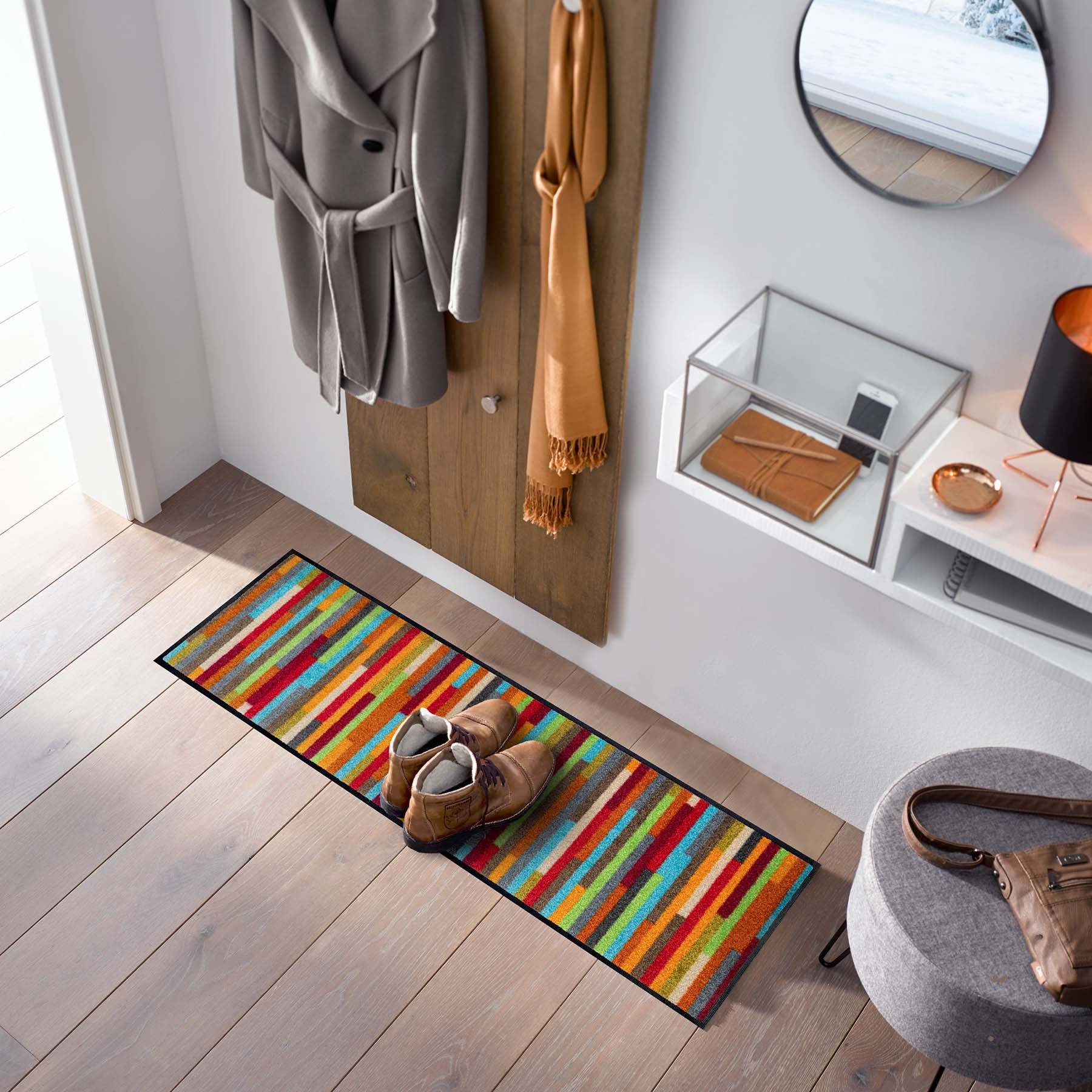 Läufer 35x120 Mikado Stripes