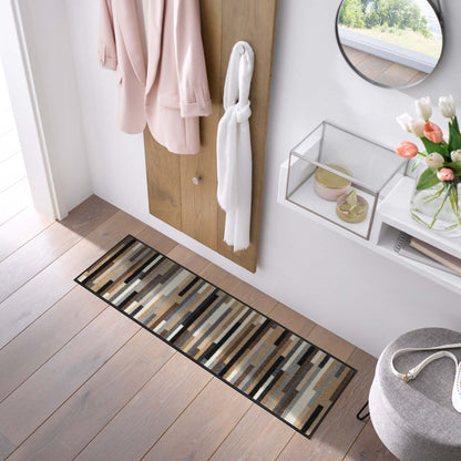 Läufer 35x120 Mikado Stripes nature beige