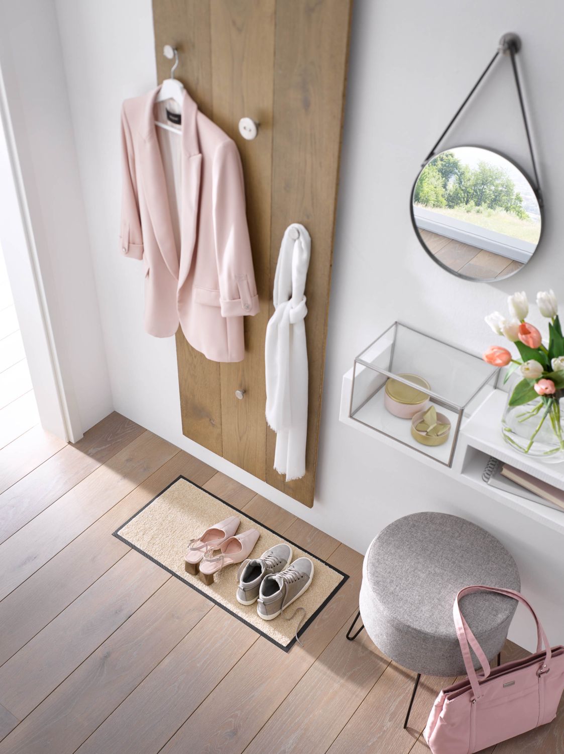 Fußabtreter klein 35x75 Champagner beige