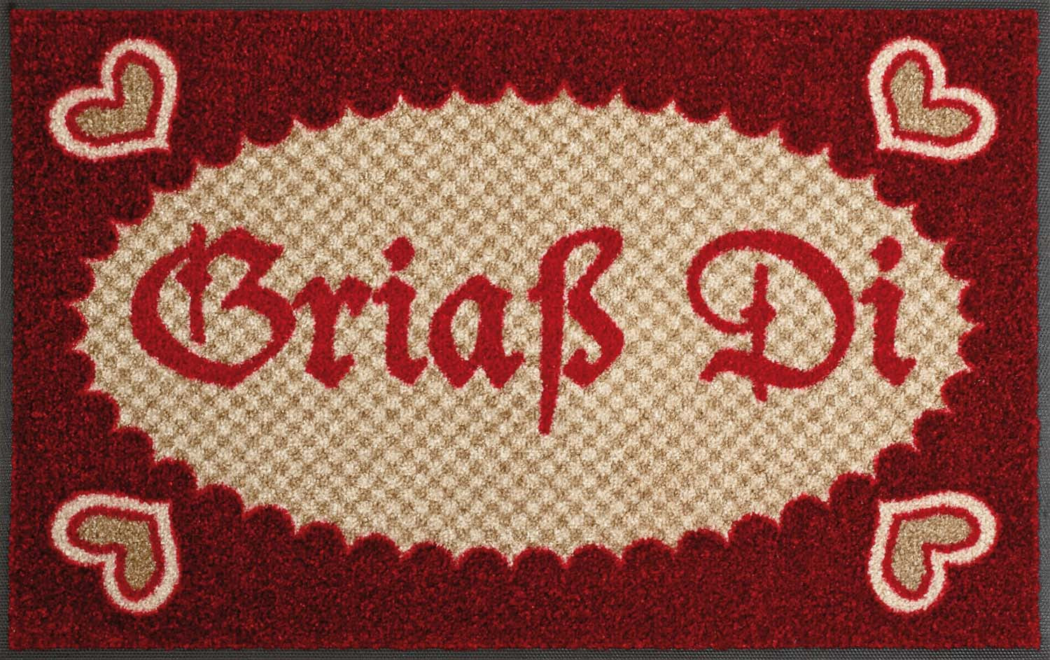 Fußmatte 50x75 Griaß Di anthrazit