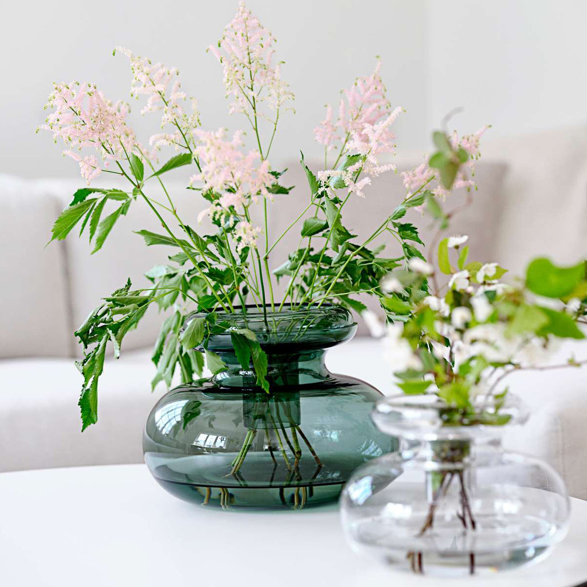 Vase Inu 31,7 x 33 cm Pure Clear