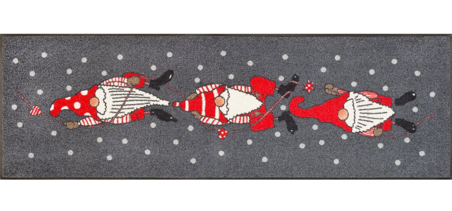 Teppichläufer Winterzwerge 60x180
