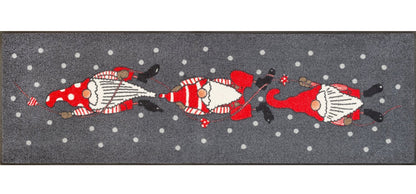 Teppichläufer Winterzwerge 60x180
