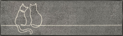 Läufer 35x120 Lovetails grau