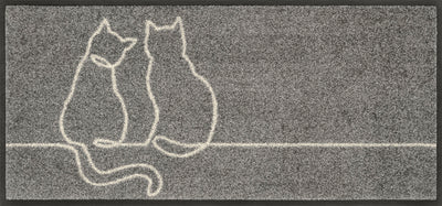 Fußabtreter klein 35x75 Lovetails grau