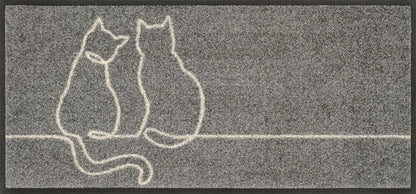 Fußabtreter klein 35x75 Lovetails grau