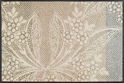 Fußmatte 50x75 Floral Lace beige
