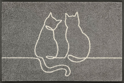 Fußmatte 50x75 Lovetails grau