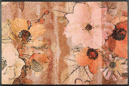 Fußmatte 50x75 Retro Roses orange
