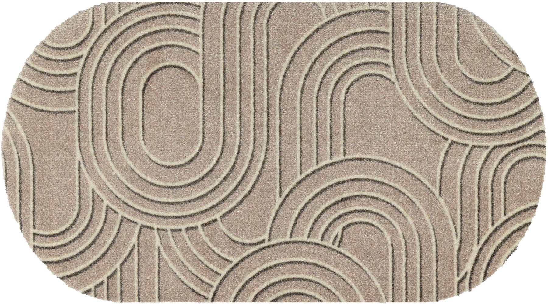 Fußmatte 50x90 Sand Twist beige