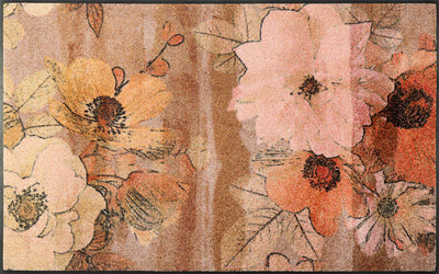 Fußmatte 75x120 Retro Roses orange